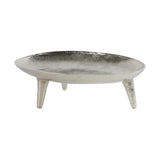 Platou Resa cu picior, argintiu - 31 cm, SIMONA'S COLLECTION