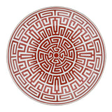 Platou rotund din portelan, 31 cm, Labirinto Scarlatto - GINORI 1735