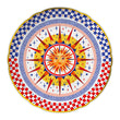 Platou rotund Sun, portelan, 32 cm, Dolce Vita - BACI MILANO