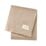 Pled 140x180 cm, mohair, Mohair Noisette - YVES DELORME