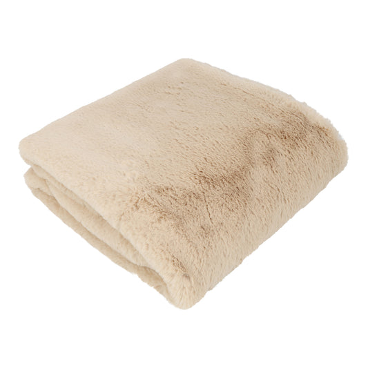 Pled fluffy Blanca, bej, 170x130 cm - SIMONA'S CHRISTMAS