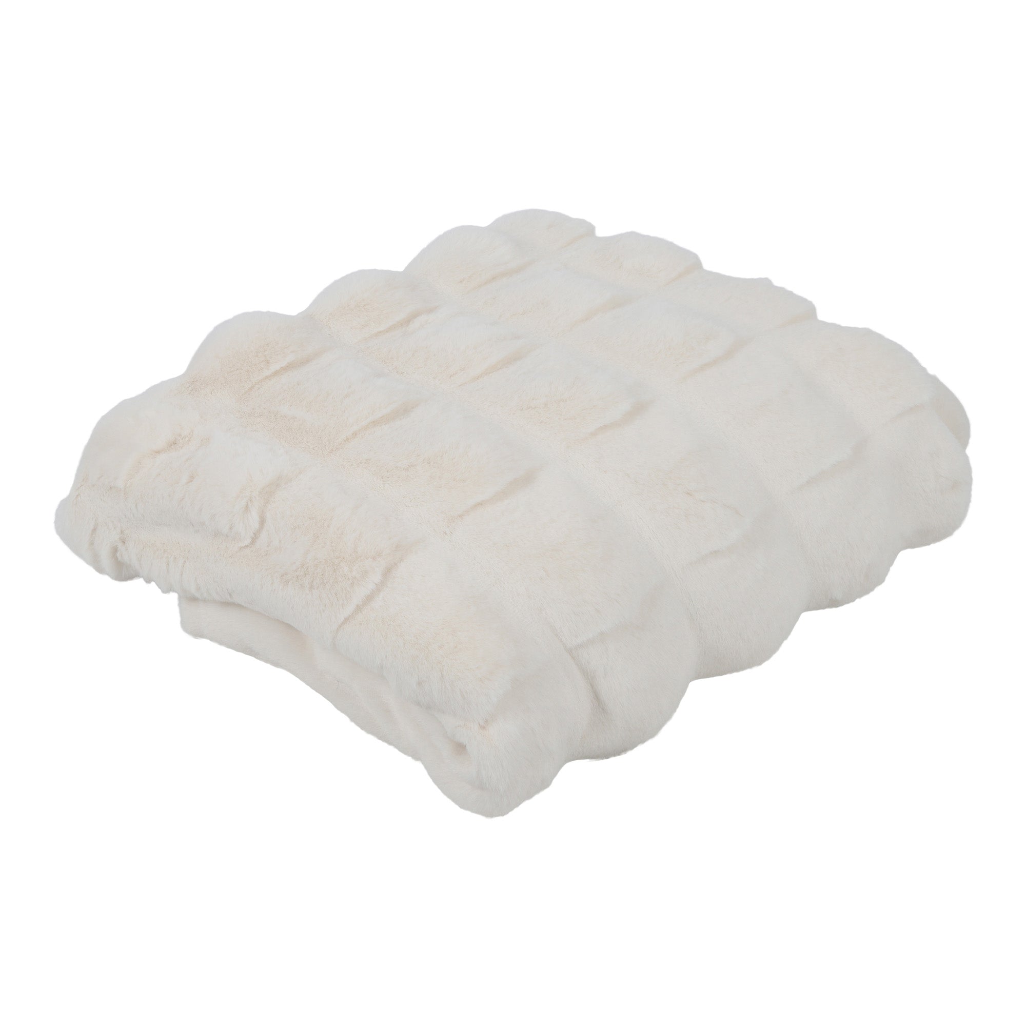 Pled fluffy Eloise, alb, 170x130 cm - SIMONA'S CHRISTMAS