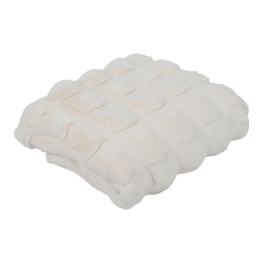 Pled fluffy Eloise, alb, 170x130 cm - SIMONA'S CHRISTMAS