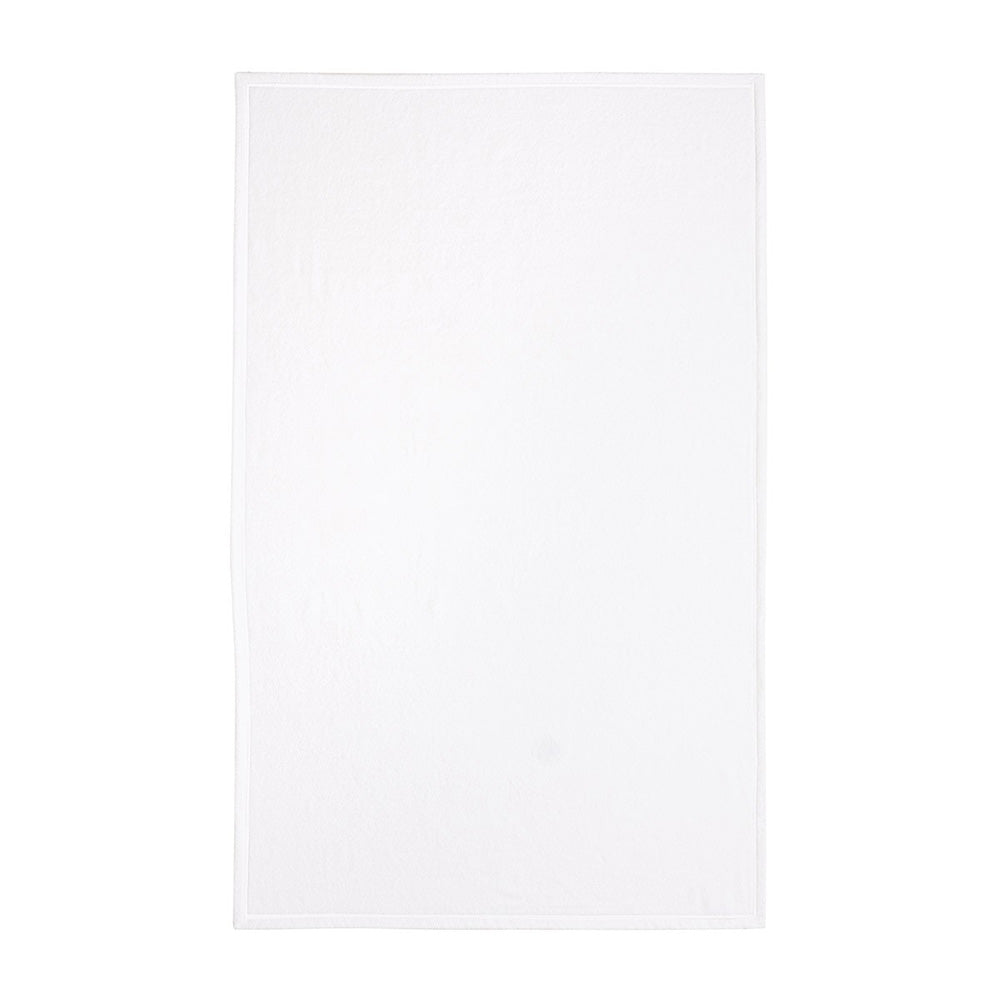 Prosop de baie XL, 100x160 cm, bumbac, Duetto Blanc - YVES DELORME