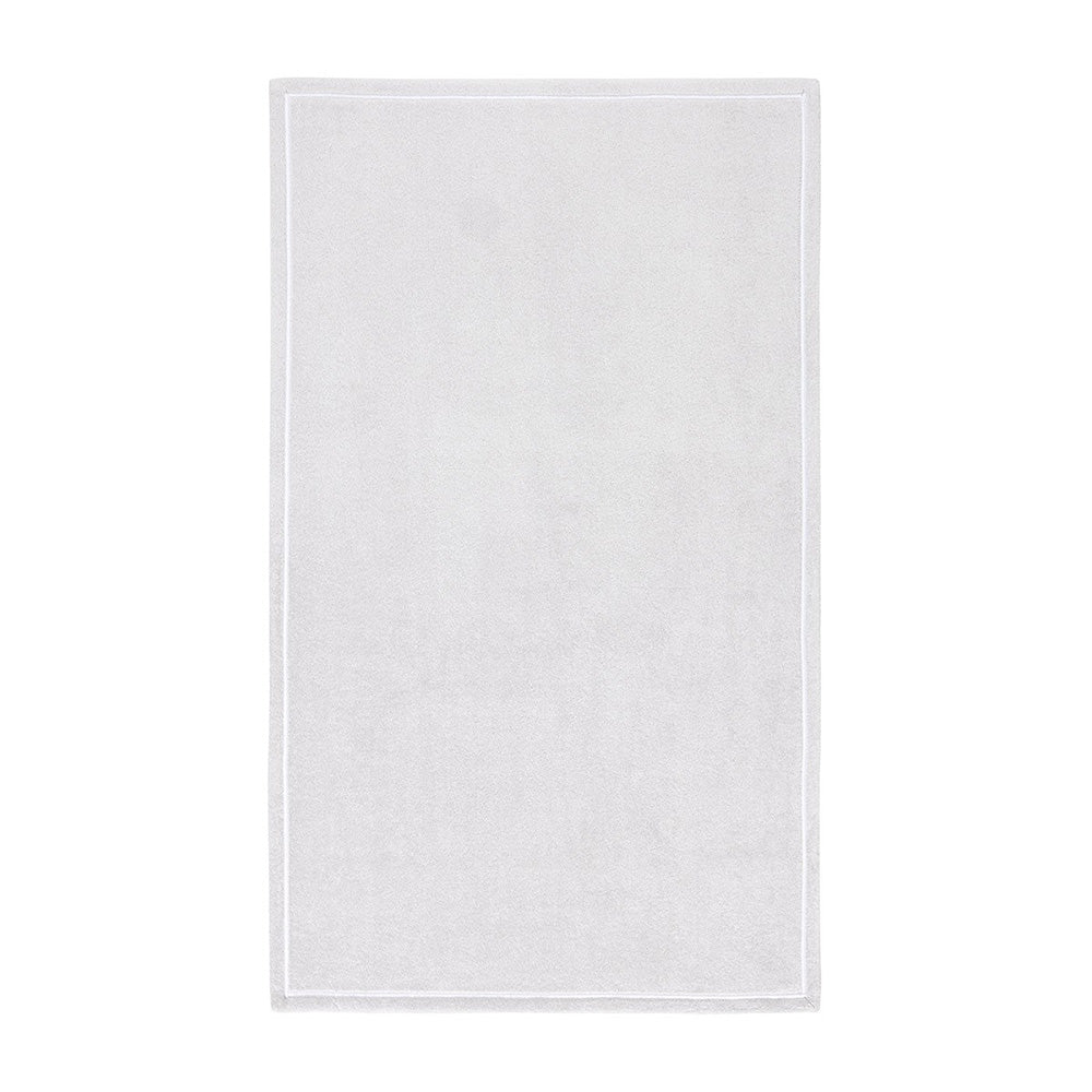 Prosop de baie, 75x130 cm, bumbac, Duetto Brume/Blanc - YVES DELORME