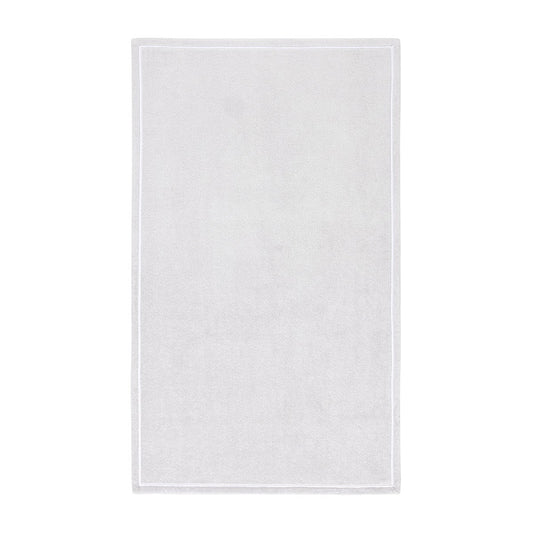 Prosop de baie, 75x130 cm, bumbac, Duetto Brume/Blanc - YVES DELORME