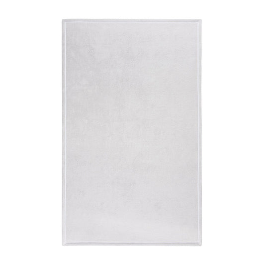 Prosop de baie XL, 100x160 cm, bumbac, Duetto Brume/Blanc - YVES DELORME