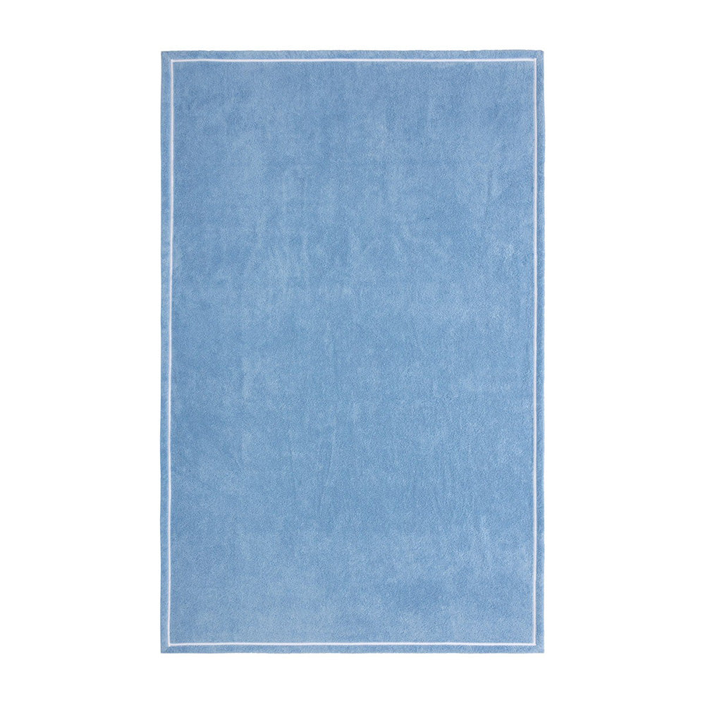 Prosop de baie XL, 100x160 cm, bumbac, Duetto Pastel/Blanc - YVES DELORME