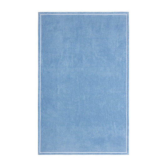 Prosop de baie XL, 100x160 cm, bumbac, Duetto Pastel/Blanc - YVES DELORME