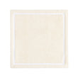 Prosop de fata, 33x33 cm, bumbac, Duetto Milk/Blanc - YVES DELORME