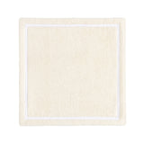 Prosop de fata, 33x33 cm, bumbac, Duetto Milk/Blanc - YVES DELORME