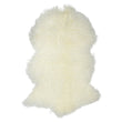 Covoras cu lana, 100 cm, alb - Simona's collection