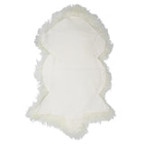 Covoras cu lana, 100 cm, alb - Simona's collection