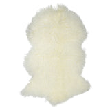 Covoras cu lana, 100 cm, alb - Simona's collection