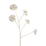 Ramura decorativa Azalea Vivaldi, crem, 119 cm - SIMONA'S CHRISTMAS