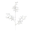 Ramura decorativa Beads Sclipit, alb, 60 cm - SIMONA'S CHRISTMAS