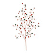 Ramura decorativa Beads, verde/rosu, 73 cm - SIMONA'S CHRISTMAS
