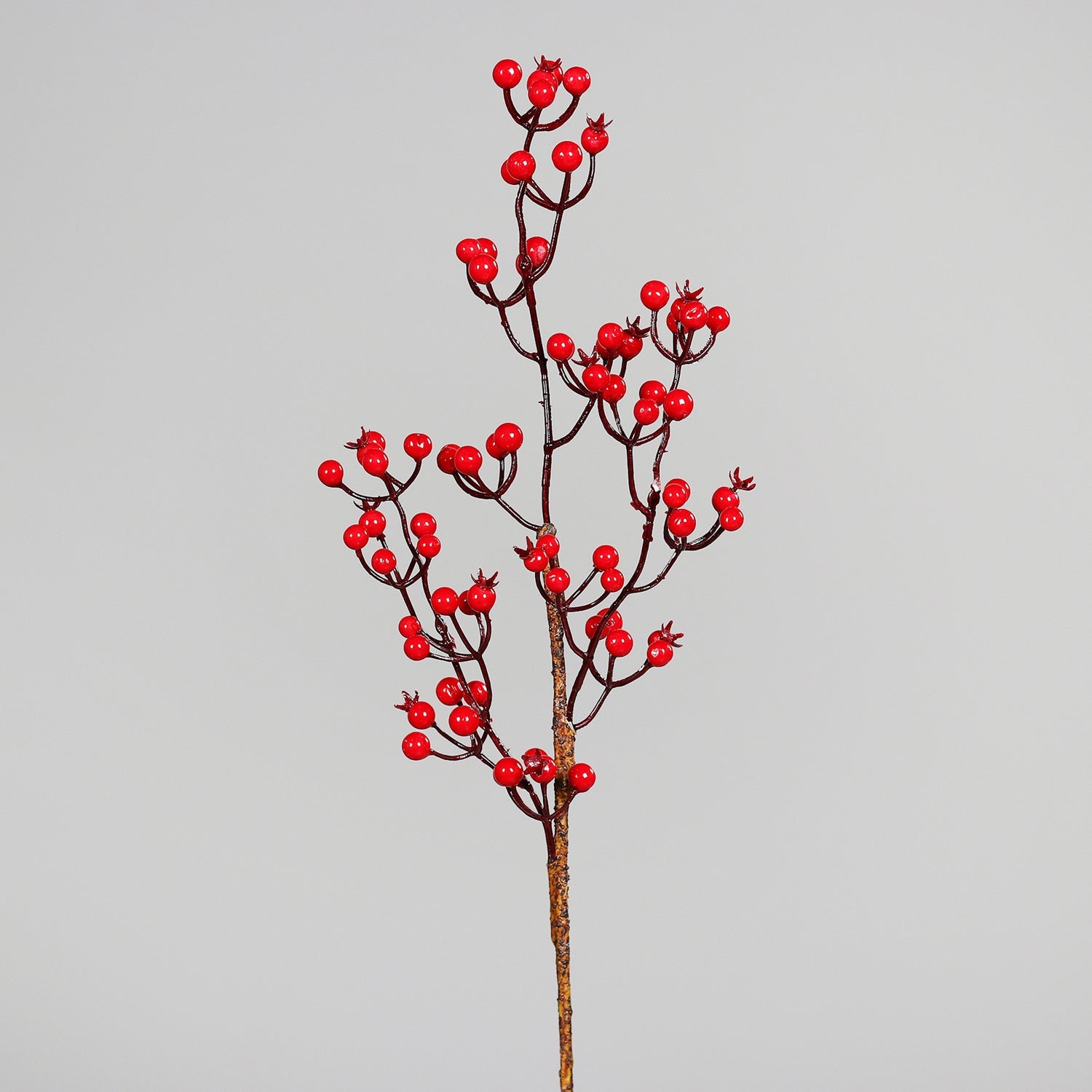 Ramura decorativa Berries Ingela, rosu, 62 cm - SIMONA'S CHRISTMAS