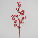 Ramura decorativa Berries Ingela, rosu, 62 cm - SIMONA'S CHRISTMAS