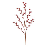 Ramura decorativa Berries inghetate, rosu, 86 cm - SIMONA'S CHRISTMAS
