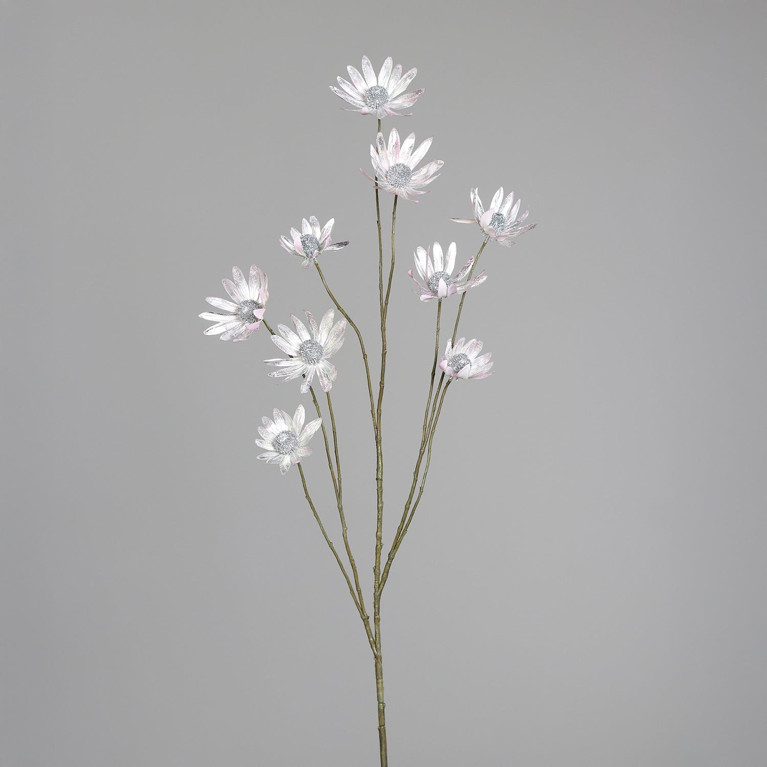 Ramura decorativa Coneflower, argintiu, 140 cm - SIMONA'S CHRISTMAS