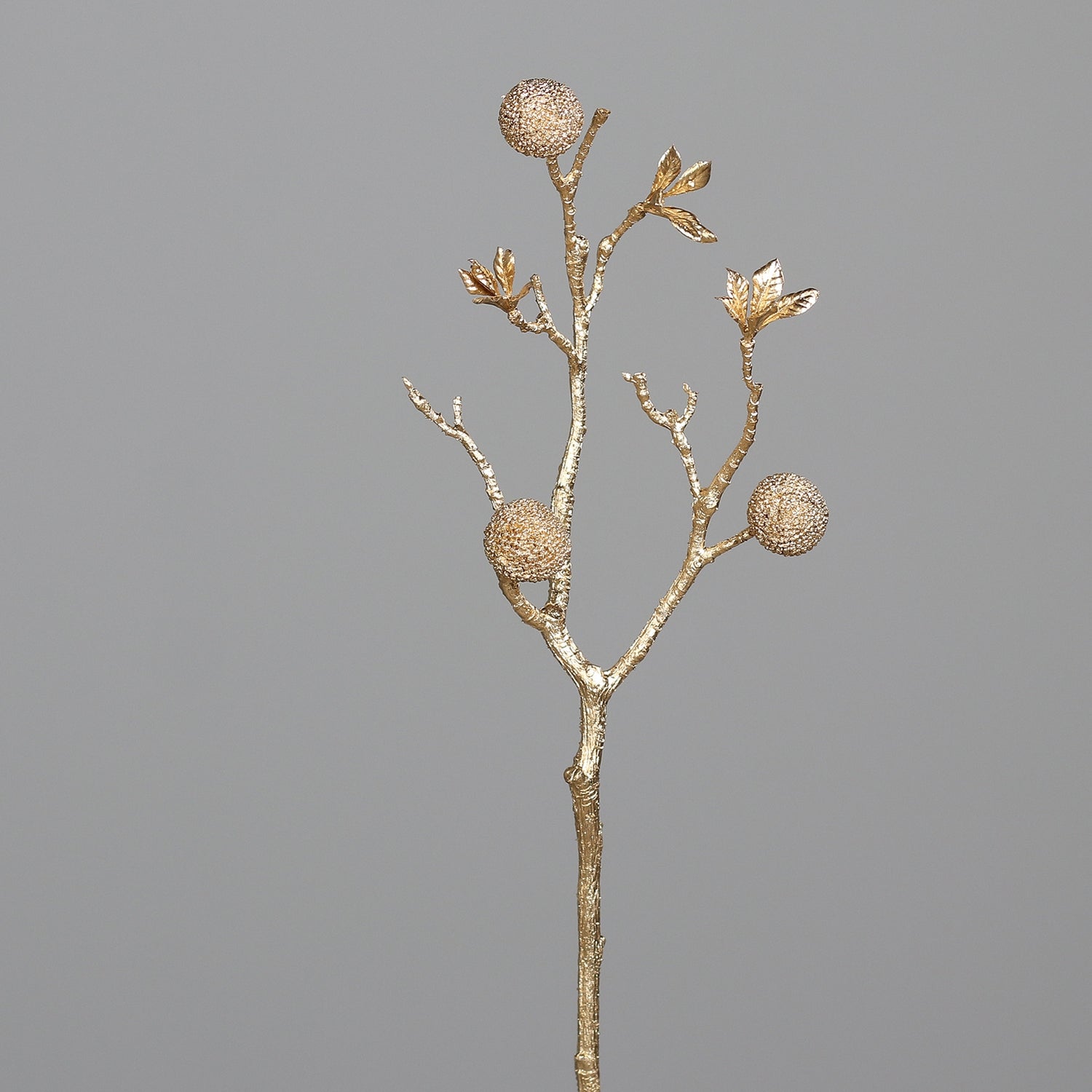 Ramura decorativa Craaspedia, auriu, 45 cm - SIMONA'S CHRISTMAS