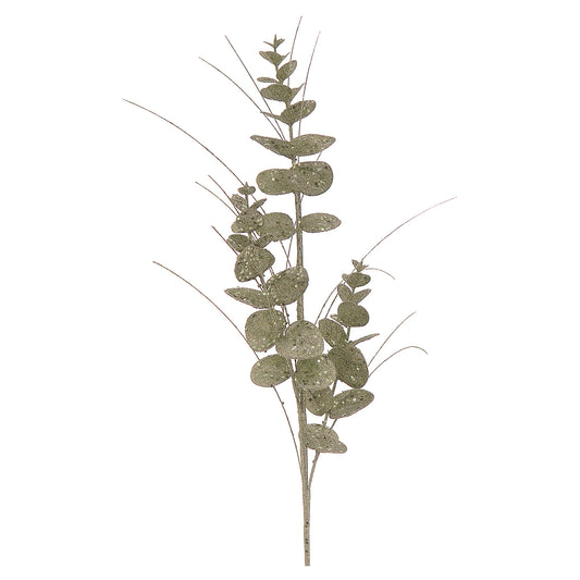 Ramura decorativa Eucalipt, vernil/gri, 72 cm - SIMONA'S CHRISTMAS