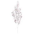 Ramura decorativa Ewan Beads, alb, 76 cm - SIMONA'S CHRISTMAS