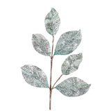 Ramura decorativa Frunze Magnolie, vernil, 66 cm - SIMONA'S CHRISTMAS