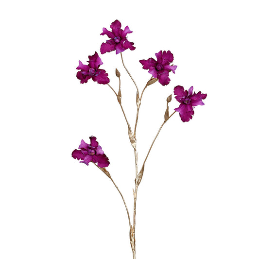 Ramura decorativa Iris Japonez, mov, 131 cm, SIMONA'S CHRISTMAS