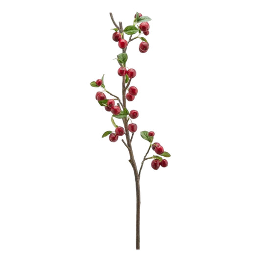 Ramura decorativa Melin, rosu inchis - 90 cm - SIMONA's Christmas