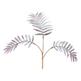 Ramura decorativa Palmier, irizat, lila - 50 cm - SIMONA's Christmas