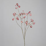 Ramura decorativa Physalis, fucsia, 120 cm - SIMONA'S CHRISTMAS