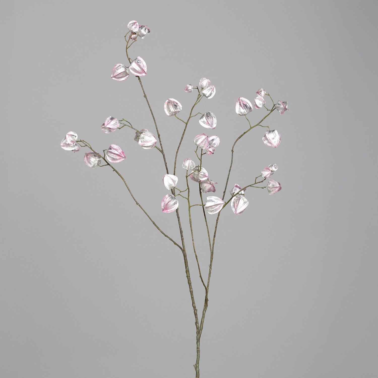 Ramura decorativa Physalis, roz, 120 cm - SIMONA'S CHRISTMAS