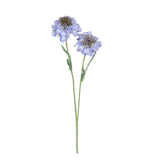 Ramura decorativa Scabiosa, albastru, 64 cm - SIMONA'S COLLECTION