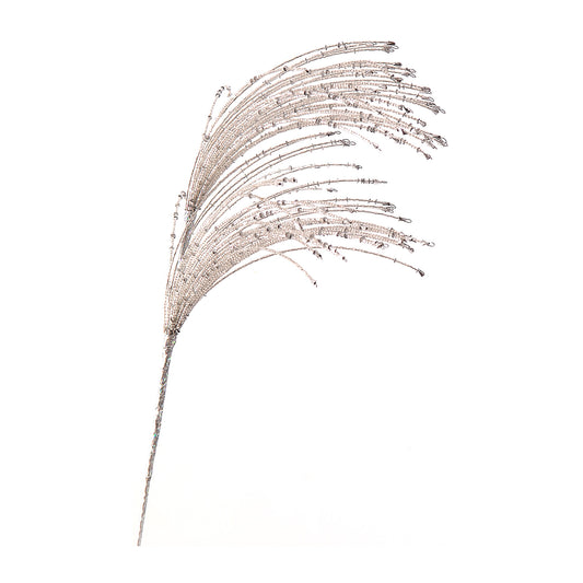 Ramura decorativa Spray Sclipit, argintiu, 52 cm - SIMONA'S CHRISTMAS