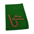 Saculet catifea Merry Christmas, verde, 20x30 cm - SIMONA'S CHRISTMAS