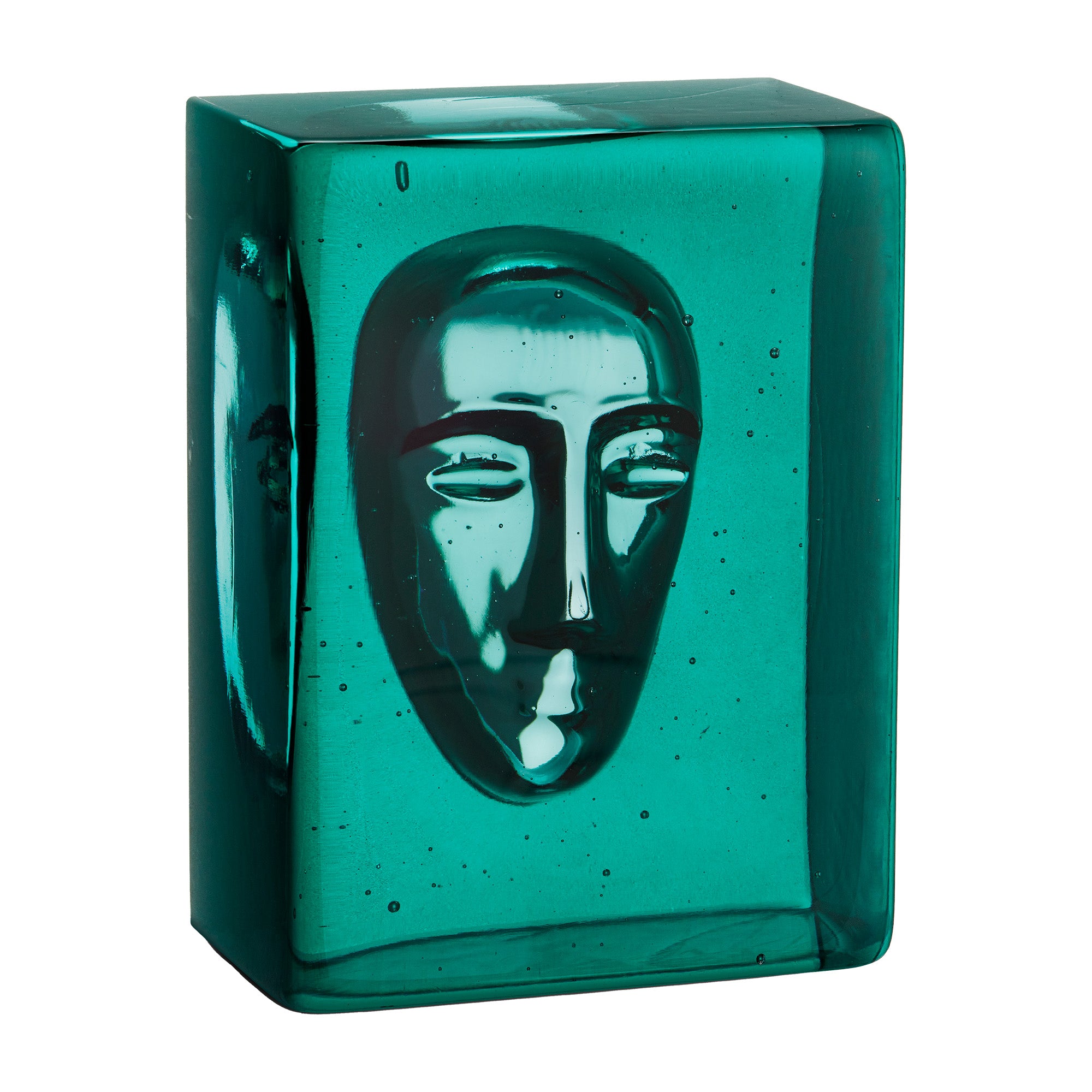 Sculptura Azur Man, Petrol Blue by Bertil Vallien - KOSTA BODA