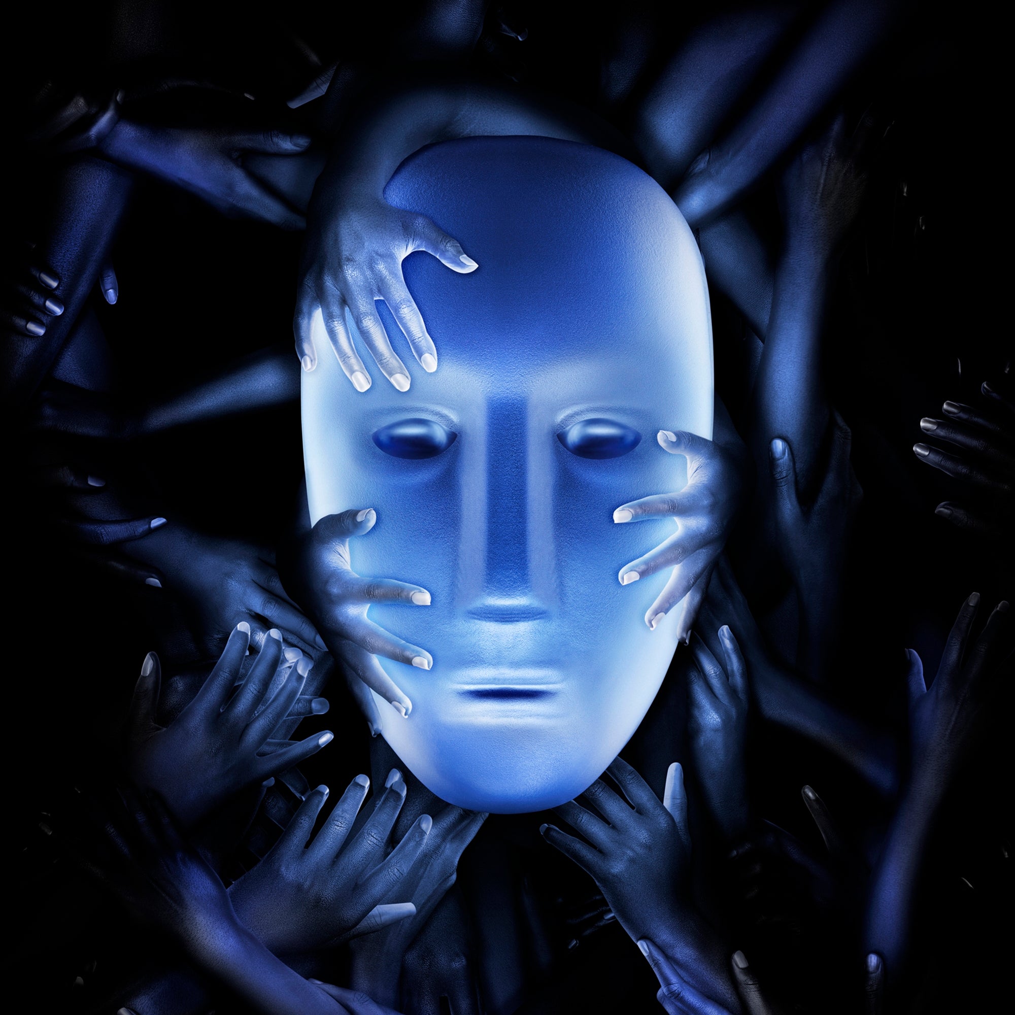 Sculptura Brains Karolina Blue by Bertil Vallien - KOSTA BODA