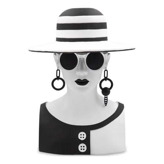 Sculptura bust, 32 cm, The inseparables Mrs White - BACI MILANO