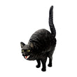 Sculptura ceramica neagra, 58 cm, Hissing Cat - BORDALLO PINHEIRO