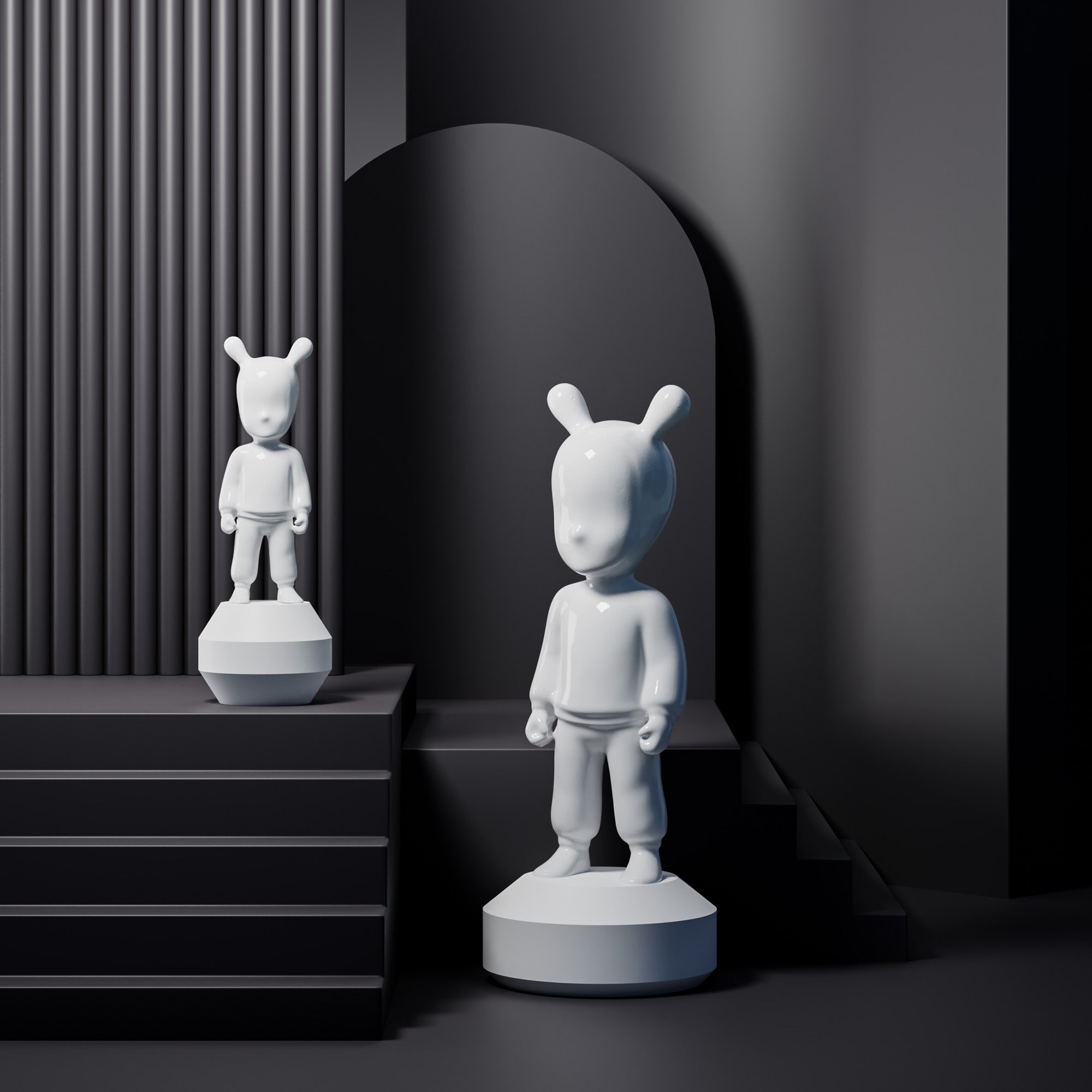Sculptura din portelan, 30 cm, The White Guest by Jaime Hayon - LLADRO