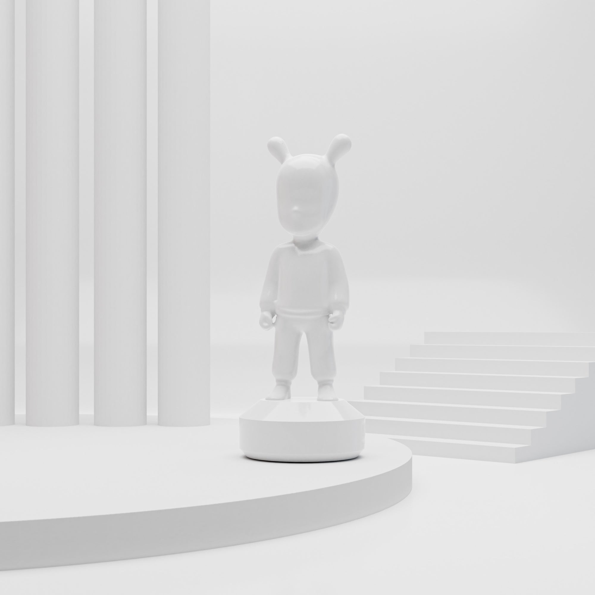 Sculptura din portelan, 30 cm, The White Guest by Jaime Hayon - LLADRO