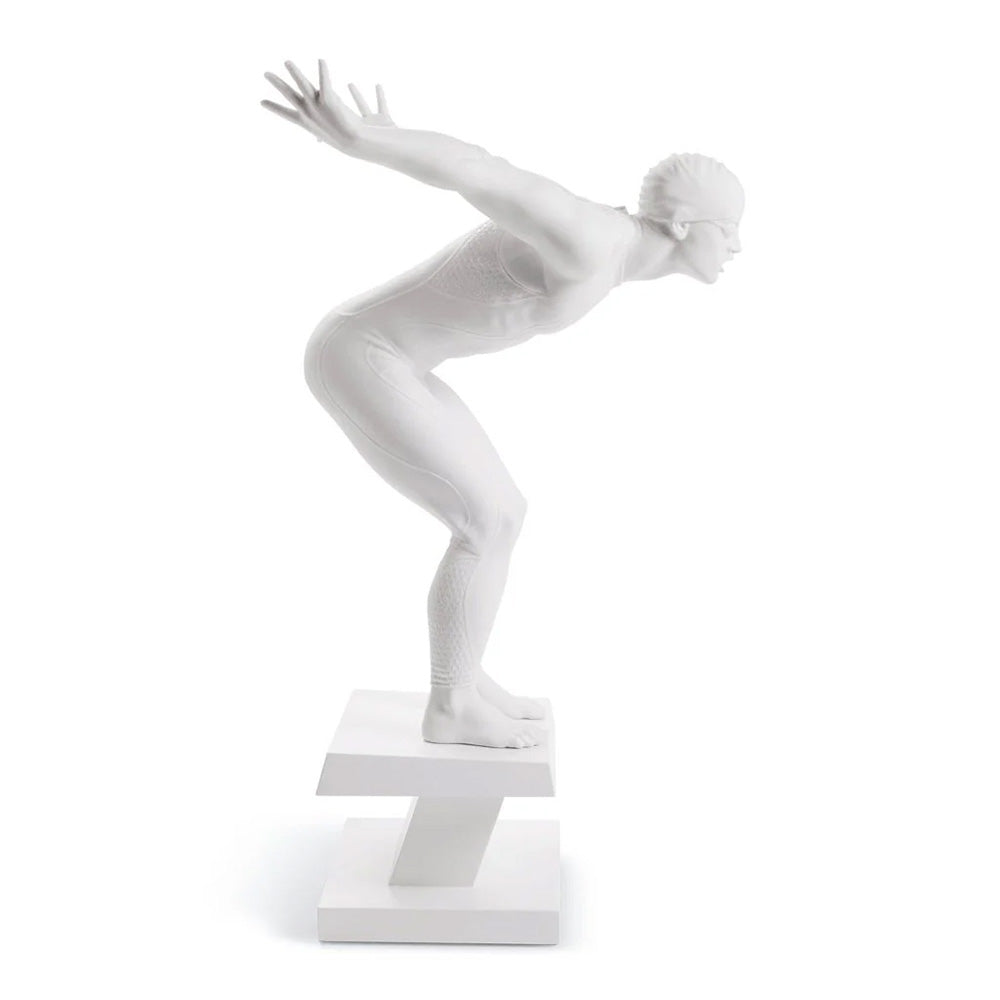 Sculptura din portelan, 54 cm, Swimmer by Jose Santaeulalia - LLADRO