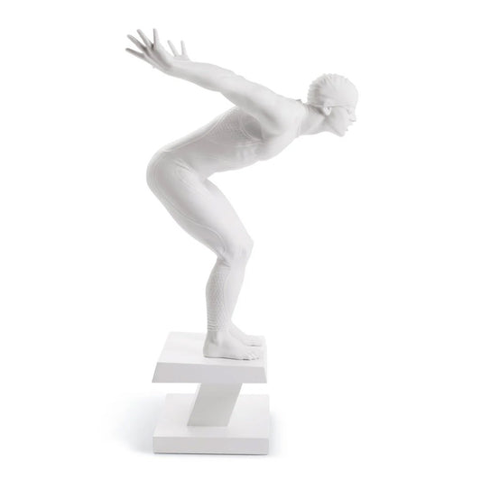 Sculptura din portelan, 54 cm, Swimmer by Jose Santaeulalia - LLADRO