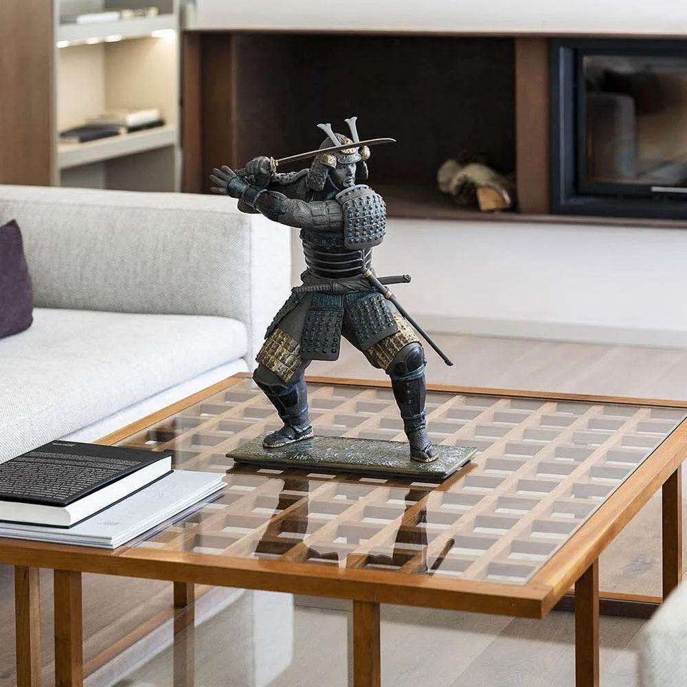Sculptura din portelan, 60 cm, Samurai Warrior by Alfredo Llorens - LLADRO