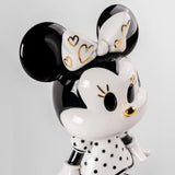 Sculptura din portelan, Black and White, 31 cm, Minnie by Eva Maria Cuerva - LLADRO