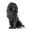 Sculptura din portelan, Matt Black, 43 cm, Majestic Lion by Raul Rubio - LLADRO