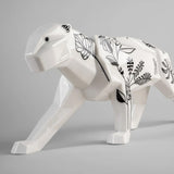 Sculptura din portelan, Pantera Jungle White, Origami - LLADRO