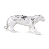 Sculptura din portelan, Pantera Jungle White, Origami - LLADRO